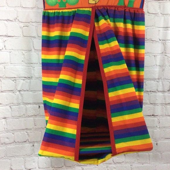 Hand Crafted Hanging Pooh Bear Fabric Rainbow Organizer - Picture 3 of 6